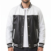 Leather Varsity Jacket