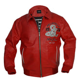 Pelle Pelle Red Soda Club Leather Jacket