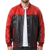 Leather Varsity Jacket