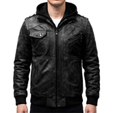 Titan Mens Black Leather