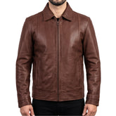 Light Brown Leather Jacket