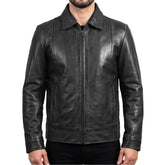 Black Leather Jacket for Men