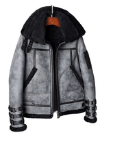 Antarctica B3 Mens Shearling Bomber Jacket Fur-Lined Survival Style