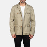 Kajetan Safari Jacket In Beige