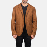 Borges Wool Blazer In Khaki