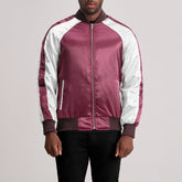 Clarke Maroon Varsity Jacket