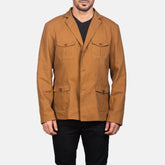 Kajetan Safari Jacket In Khaki