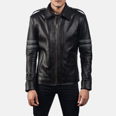 Armstrong Leather Biker Jacket Black