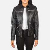 Tomachi Leather Jacket In Black