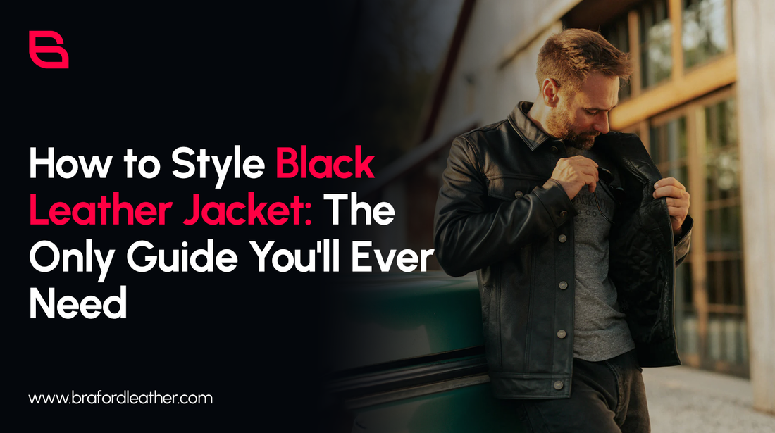 How to Style a Black Leather Jacket