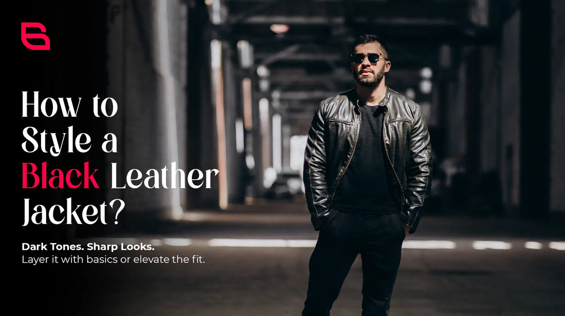 How to Style a Black Leather Jacket: Outfit Ideas for Men & Women