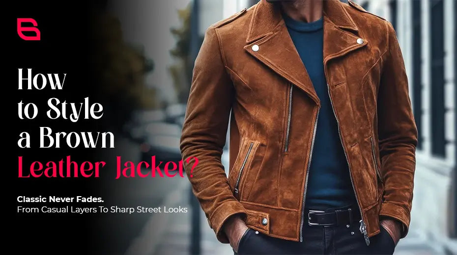 How to Style a Brown Leather Jacket for Casual and Formal Outfits