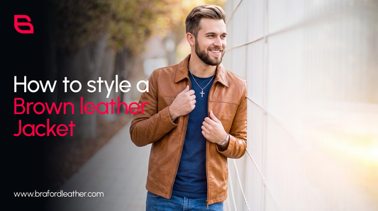 How to Style a Brown Leather Jacket