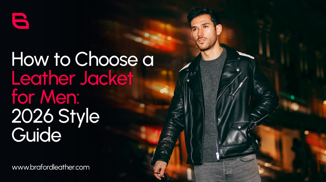 How to Choose a Leather Jacket for Men: 2026 Style Guide