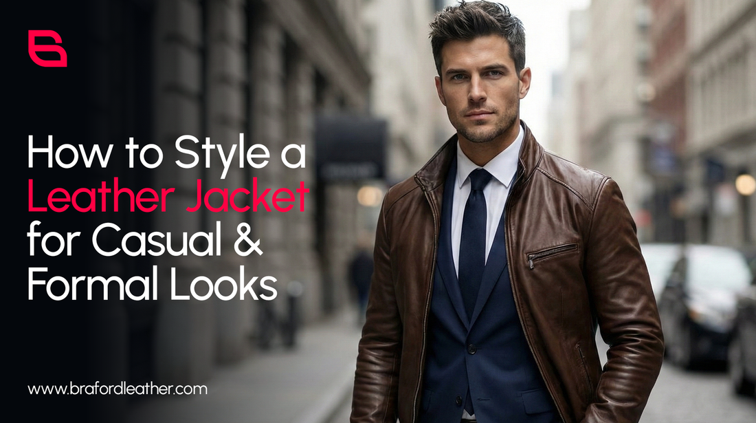 How to Style a Leather Jacket for Casual & Formal Looks