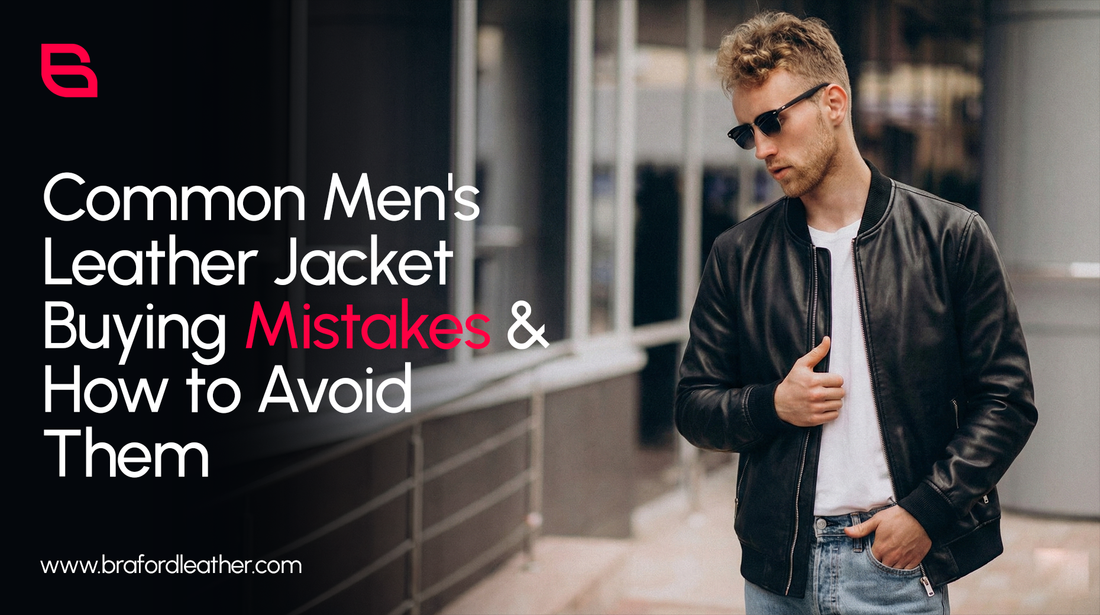Common Men's Leather Jacket Buying Mistakes & How to Avoid Them
