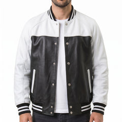 Leather Varsity Jacket