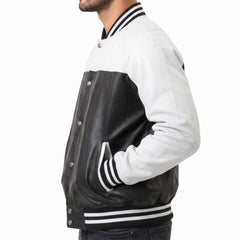 Leather Varsity Jacket