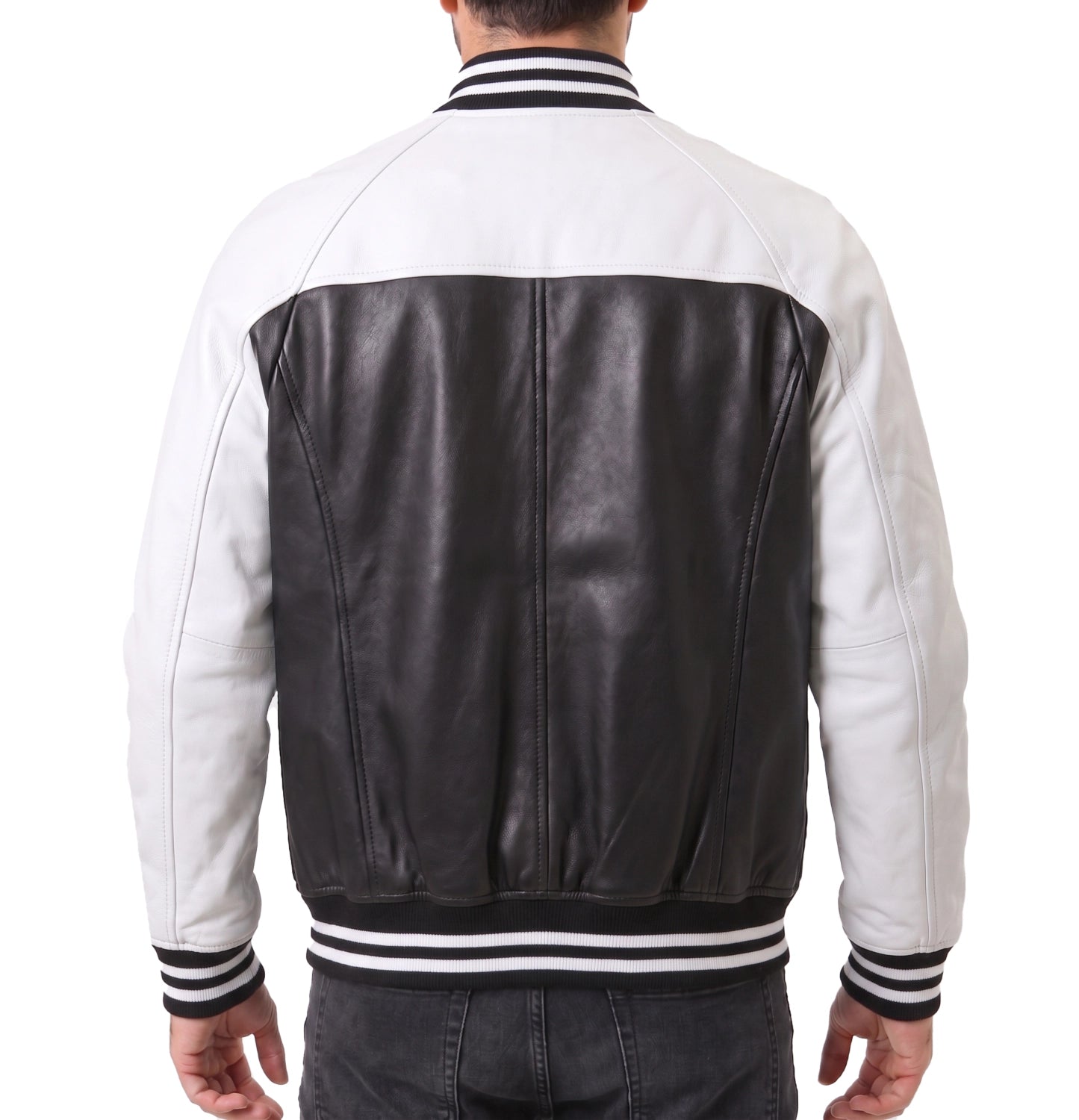 Leather Varsity Jacket