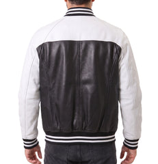 Leather Varsity Jacket