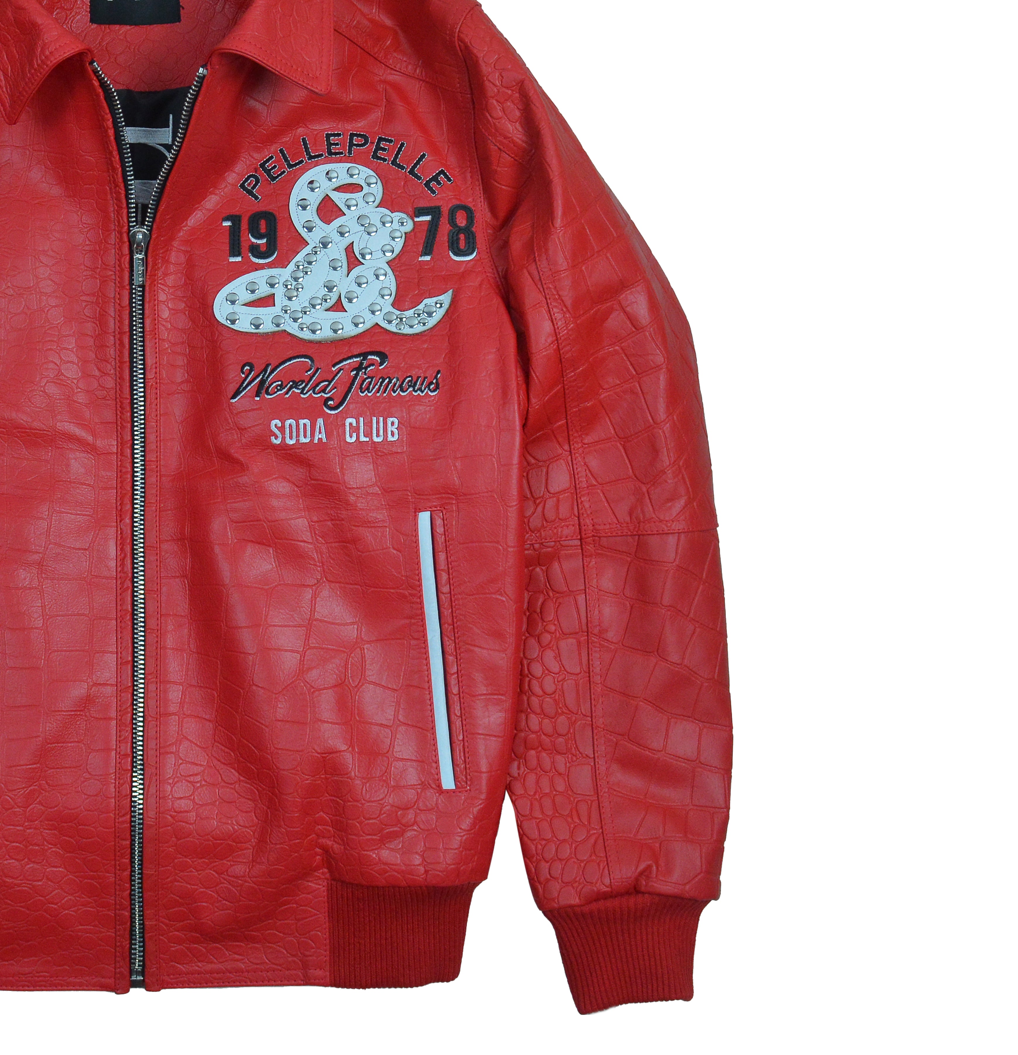 Pelle Pelle Red Soda Club Leather Jacket