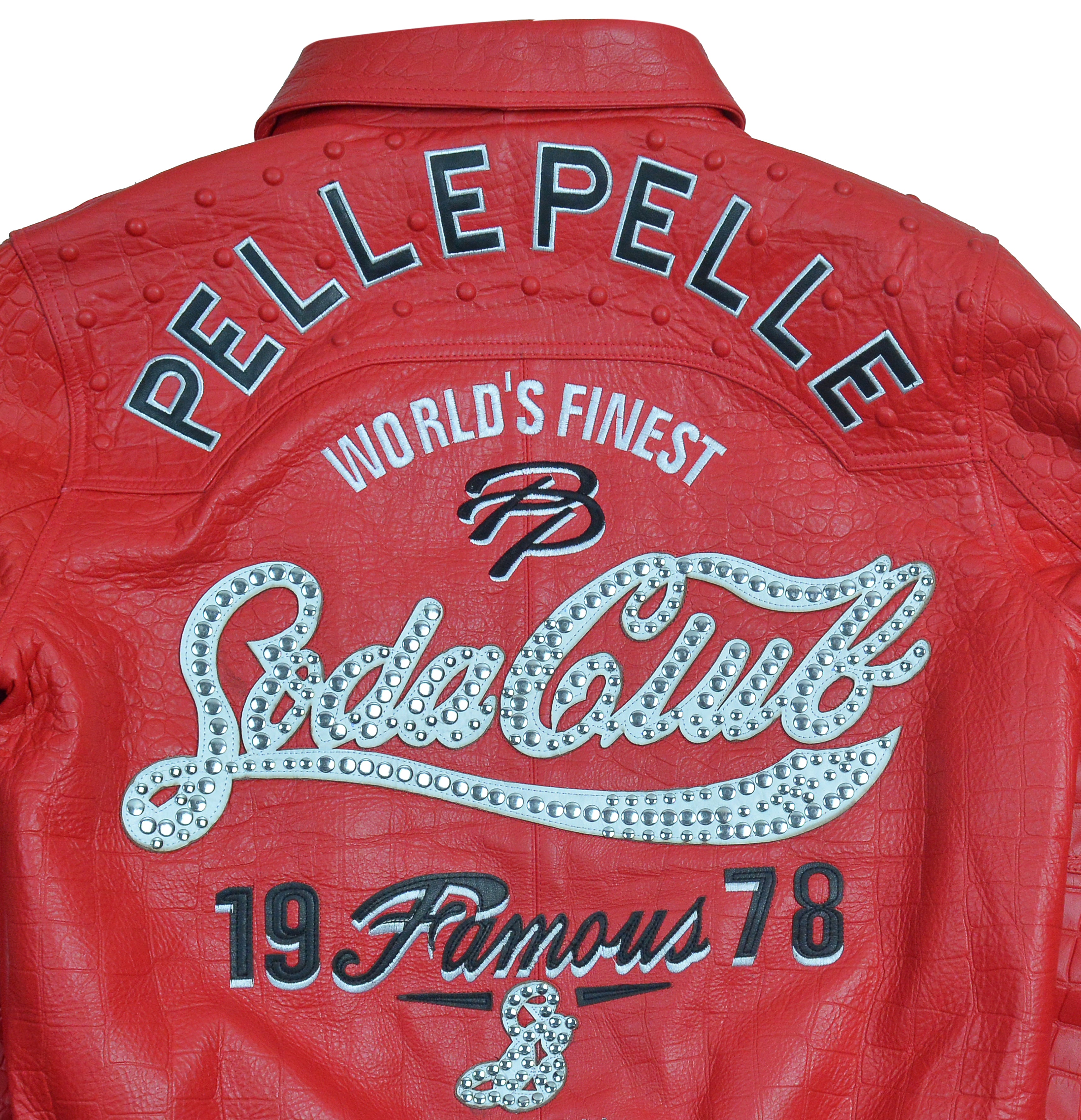 Pelle Pelle Red Soda Club Leather Jacket