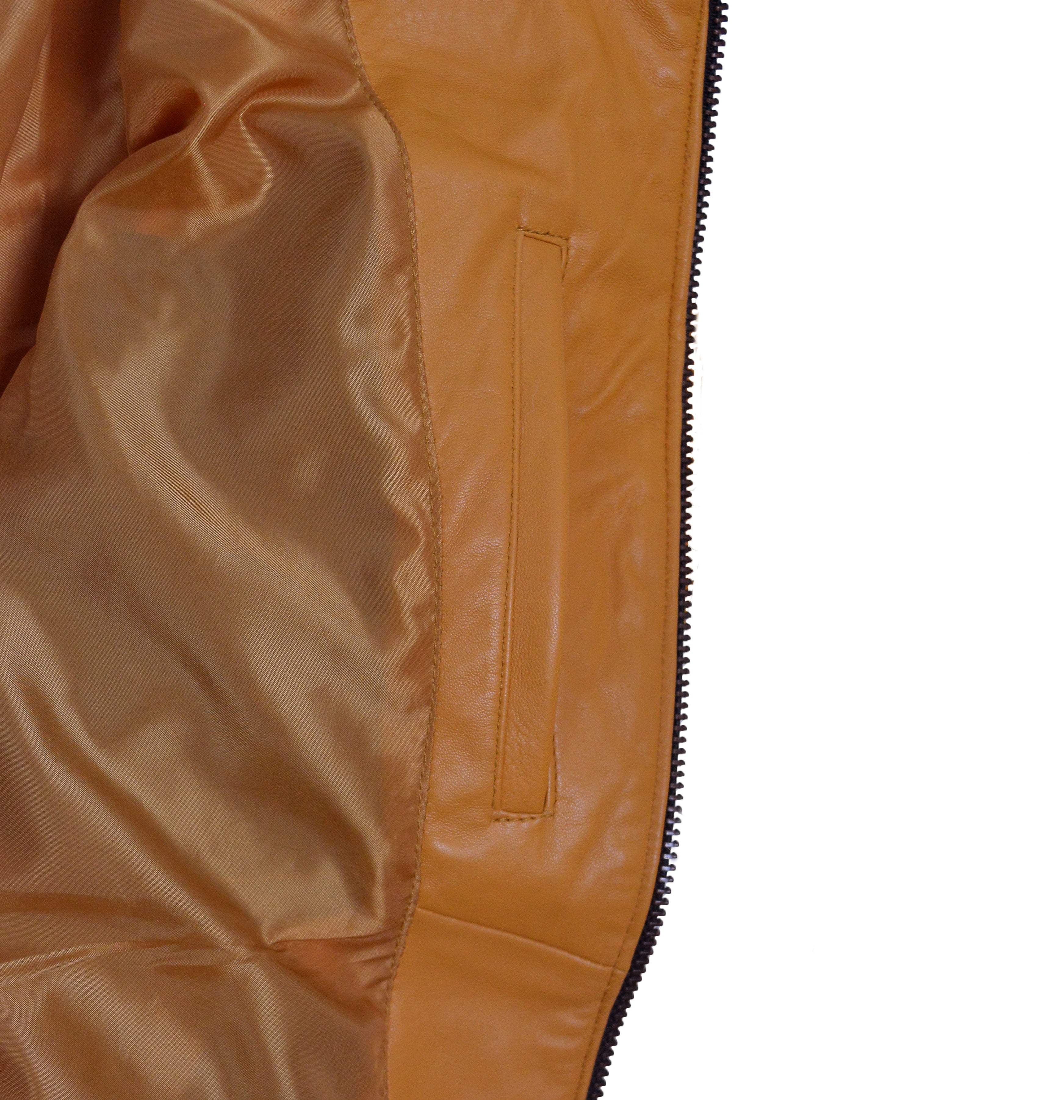 Pelle Pelle Camel Brown Leather Jacket for Women