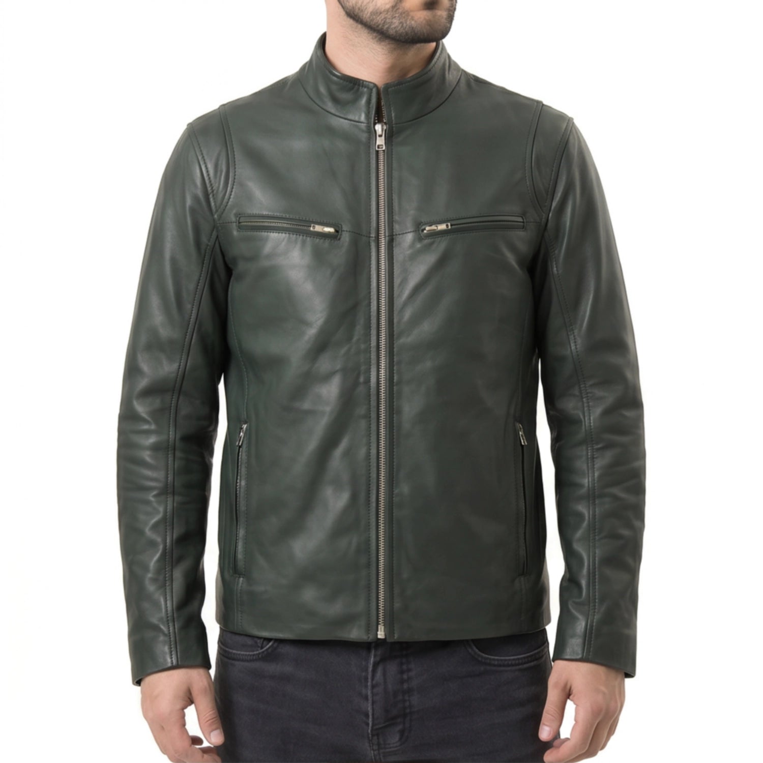 Green Leather Jacket