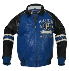 Pelle Pelle Blue Soda Club Leather Jacket
