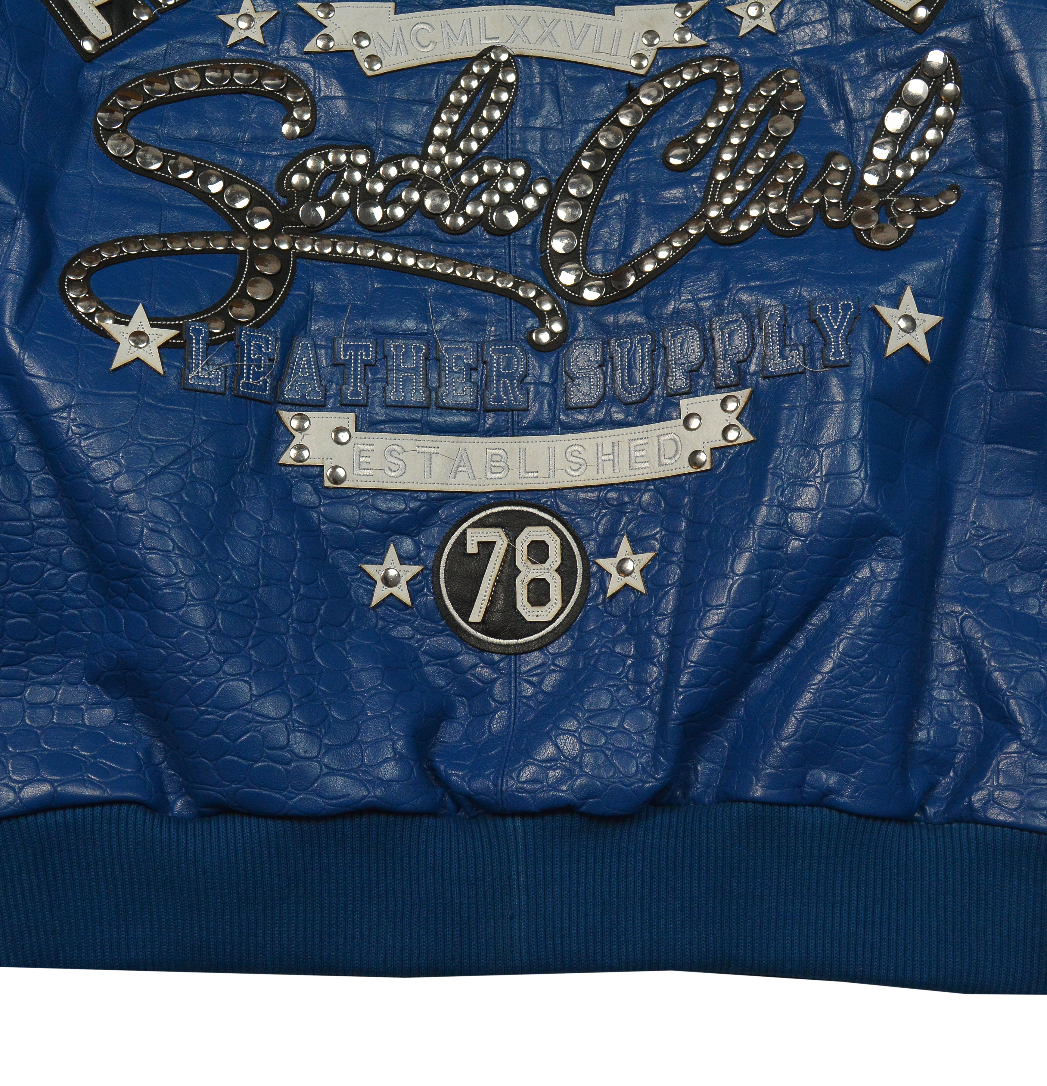 Pelle Pelle Blue Soda Club Leather Jacket