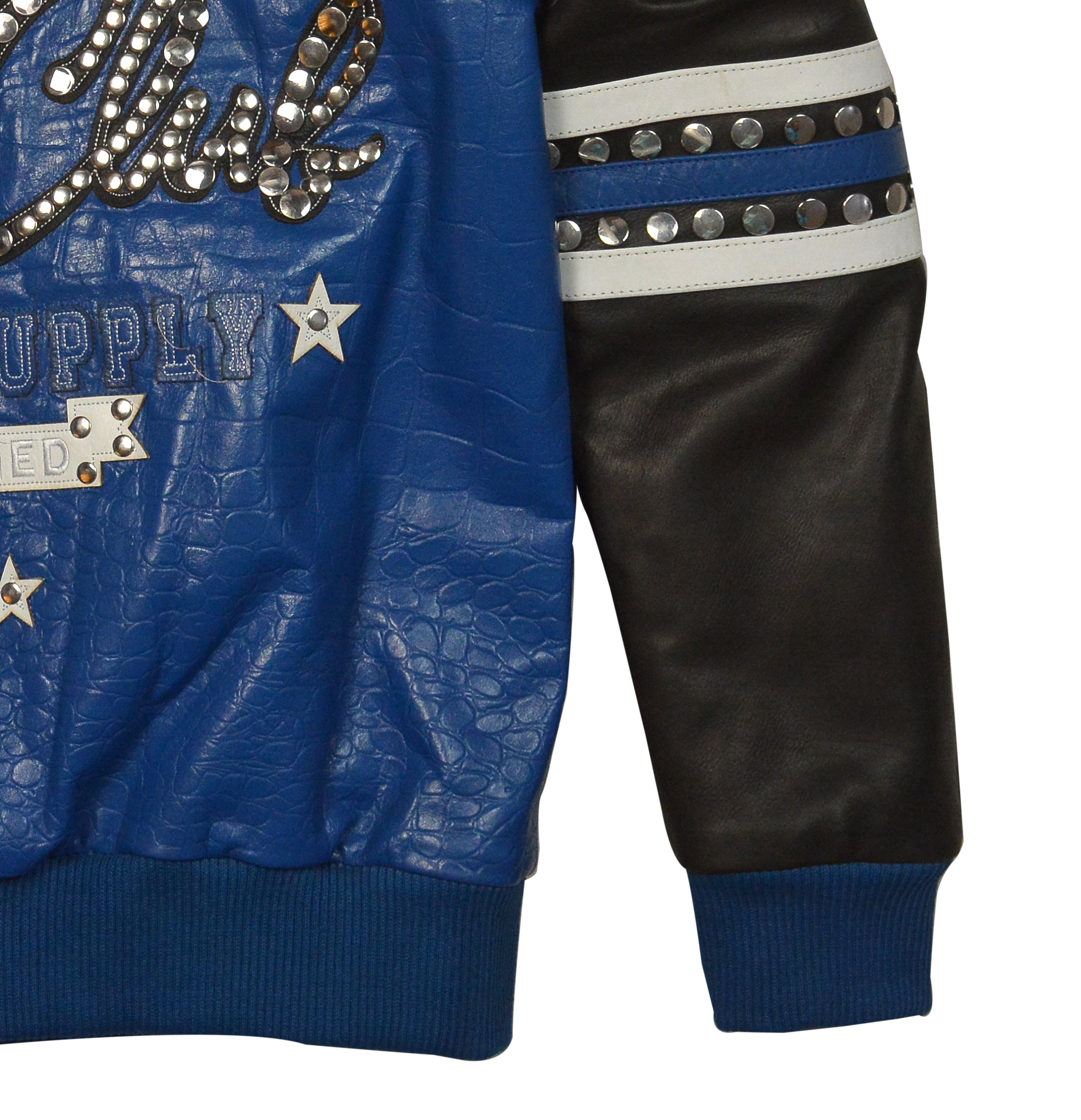 Pelle Pelle Blue Soda Club Leather Jacket