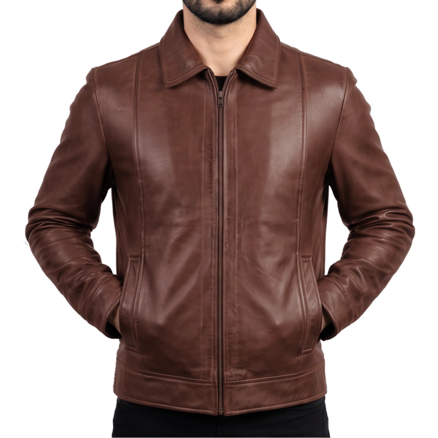 Light Brown Leather Jacket