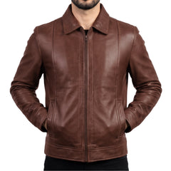 Light Brown Leather Jacket
