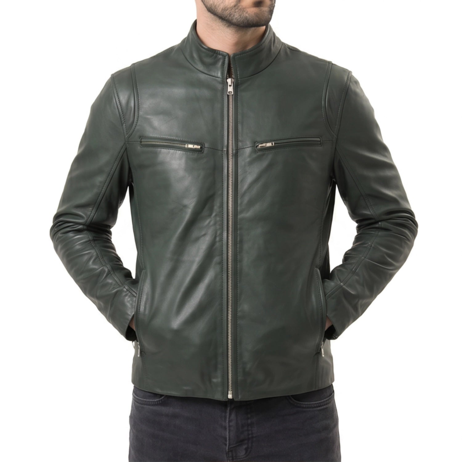 Green Leather Jacket