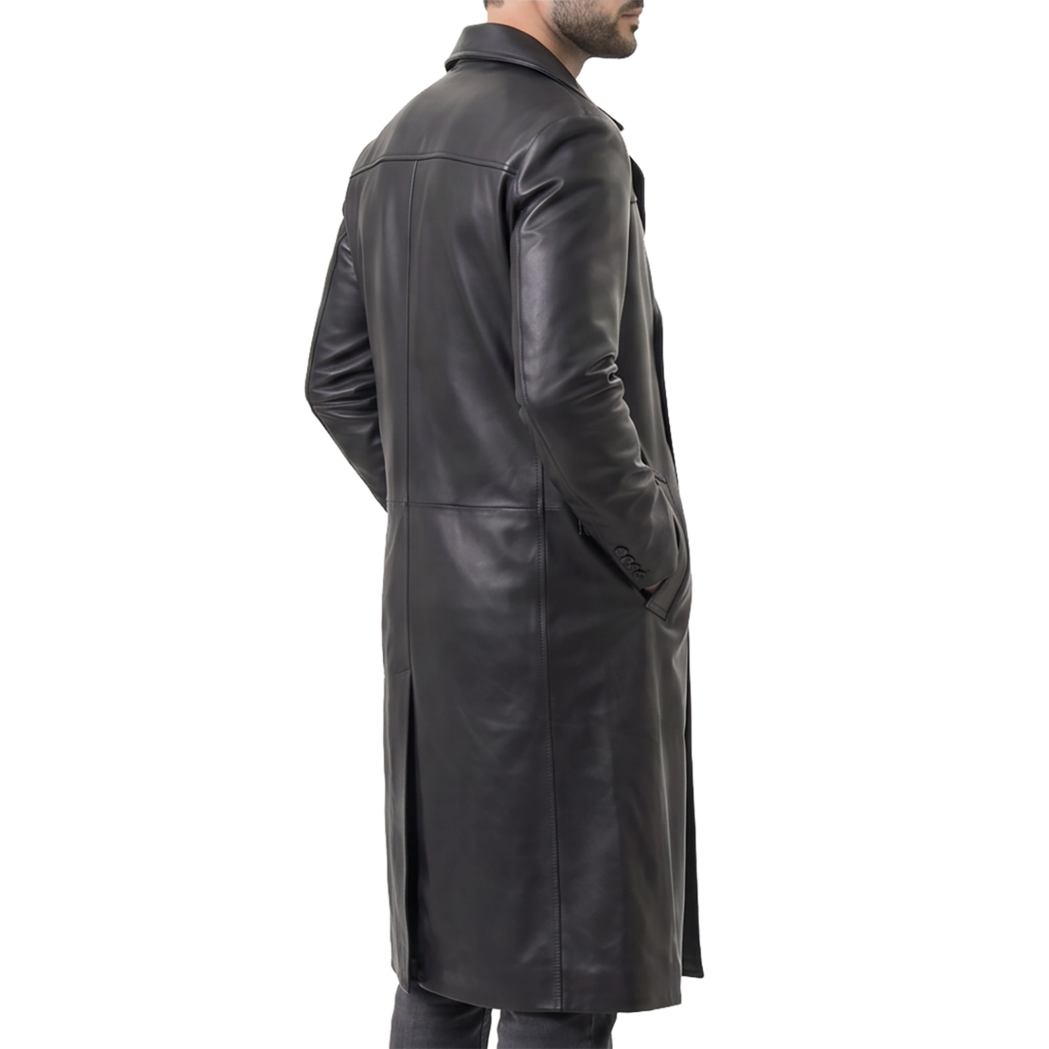 Men's Black Leather Coats
