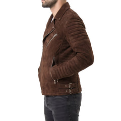Armand Brown Biker Leather Jacket