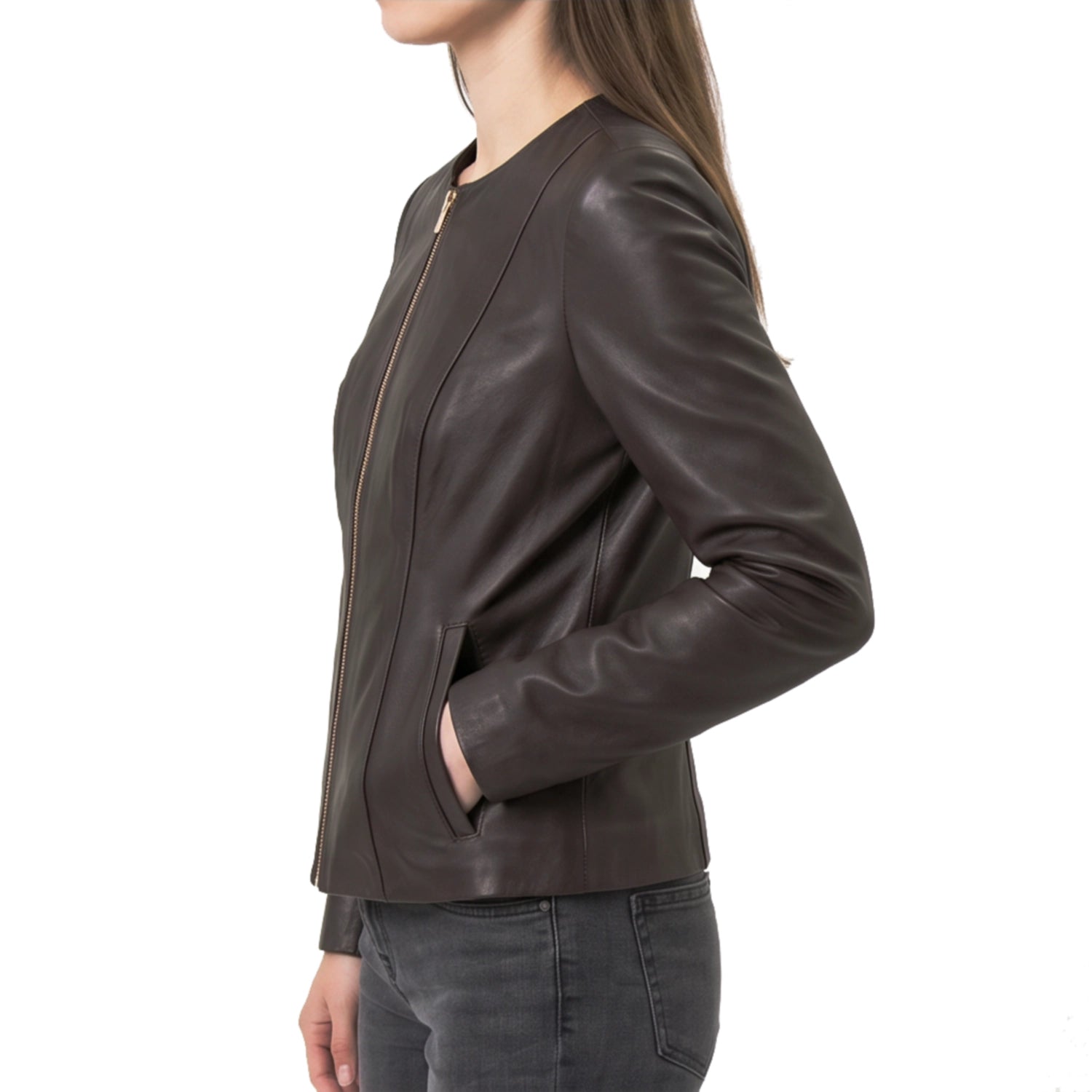 Women's Brown Leather jacket