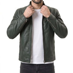Green Leather Jacket