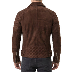 Armand Brown Biker Leather Jacket