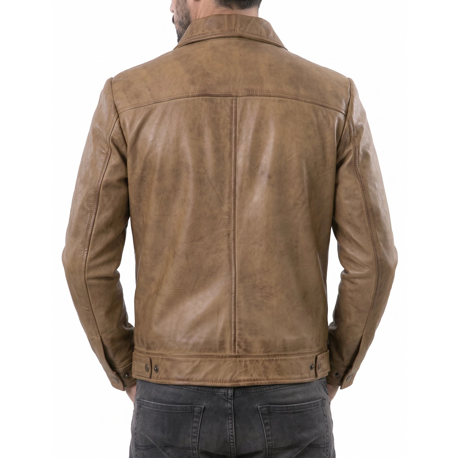 Camel Leather Jacket