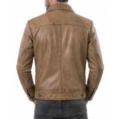 Camel Leather Jacket