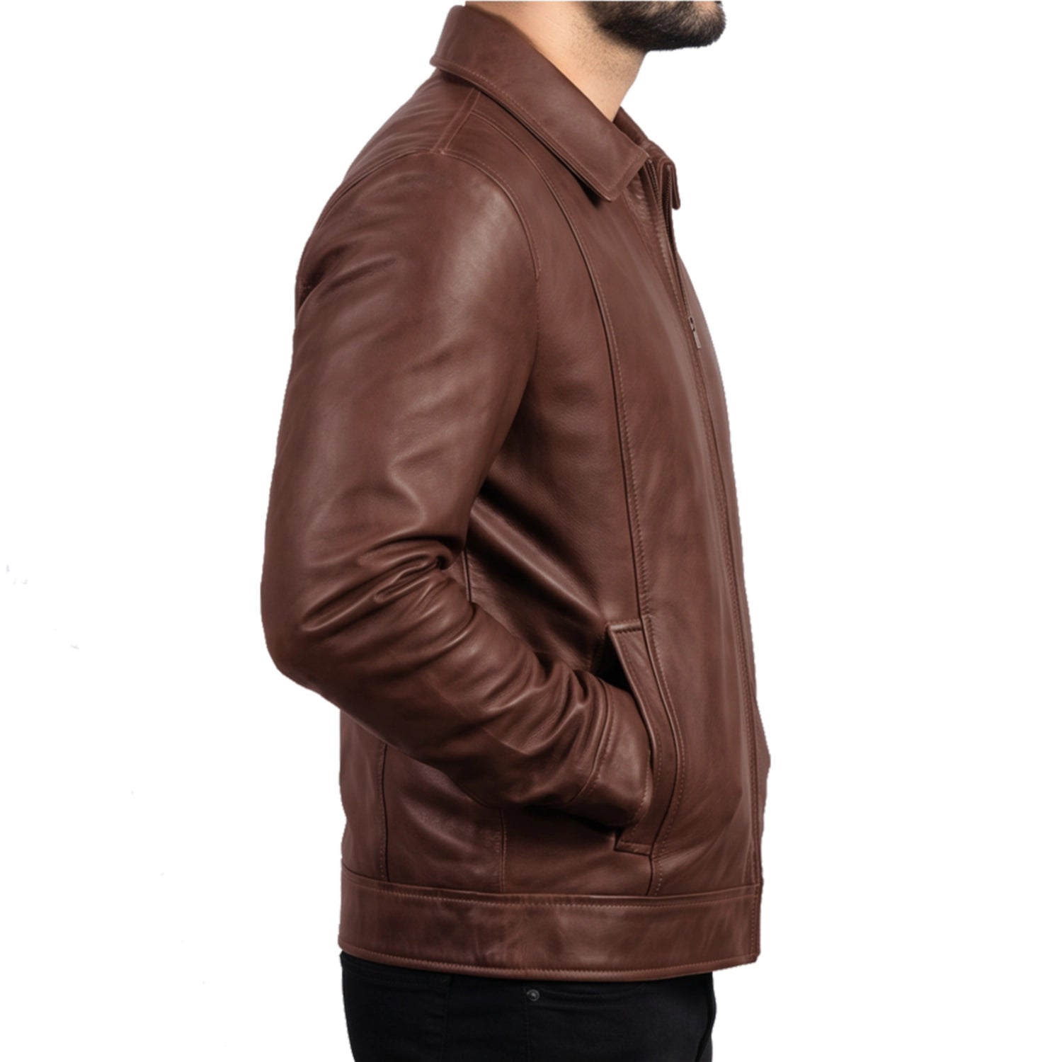 Light Brown Leather Jacket