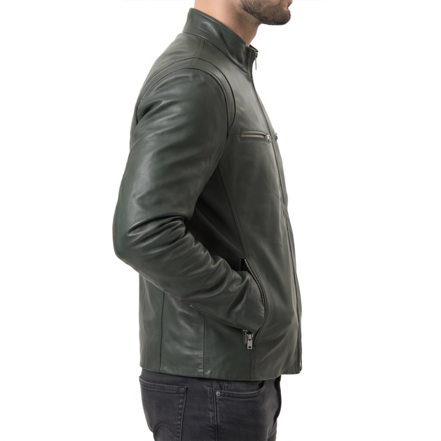 Green Leather Jacket