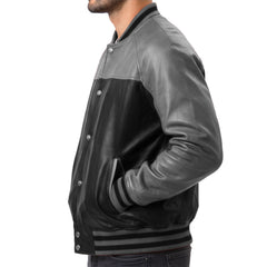 Leather Varsity Jacket