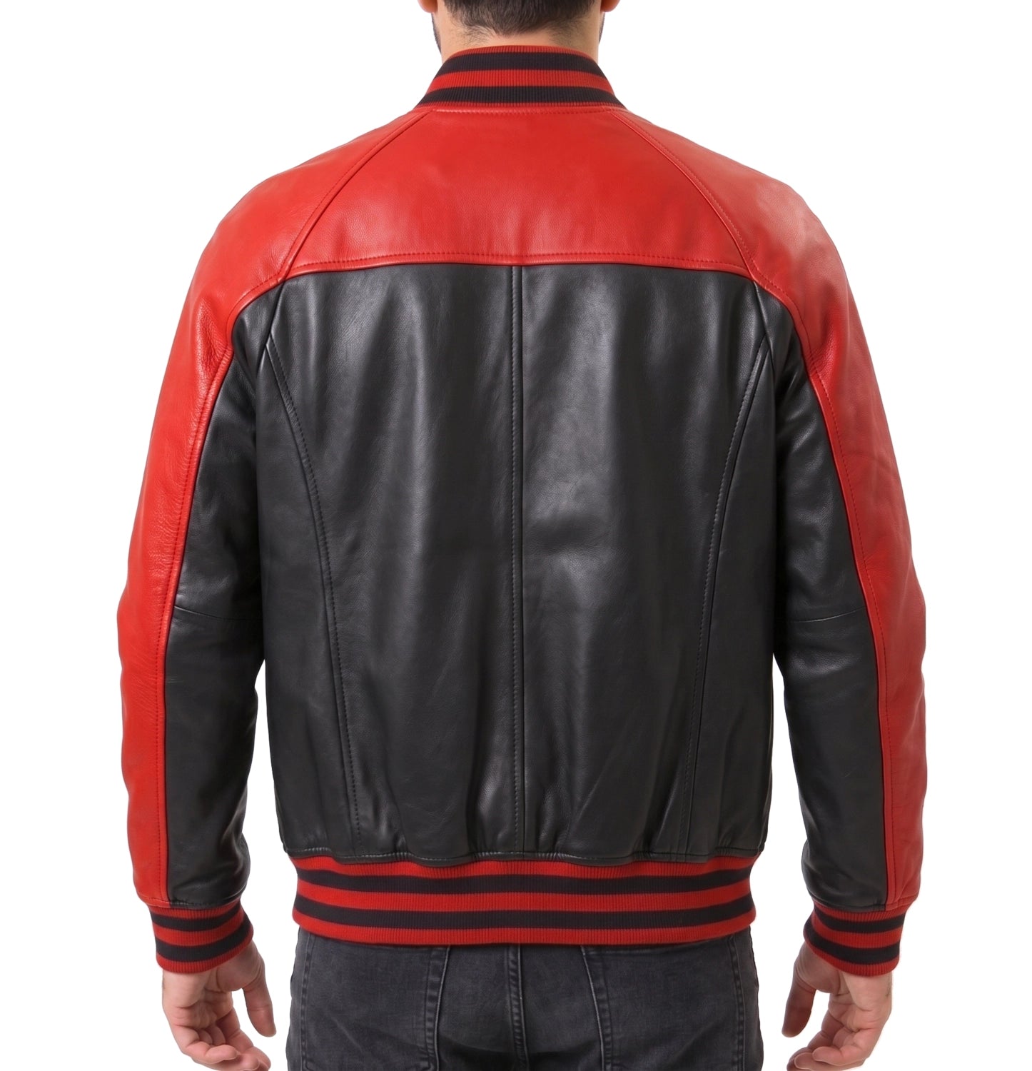 Leather Varsity Jacket