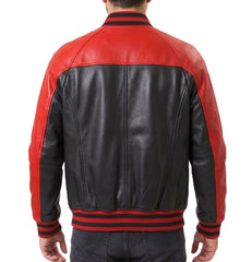 Leather Varsity Jacket