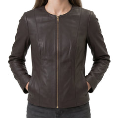Women's Brown Leather jacket