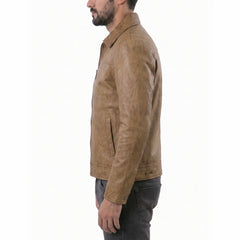 Camel Leather Jacket