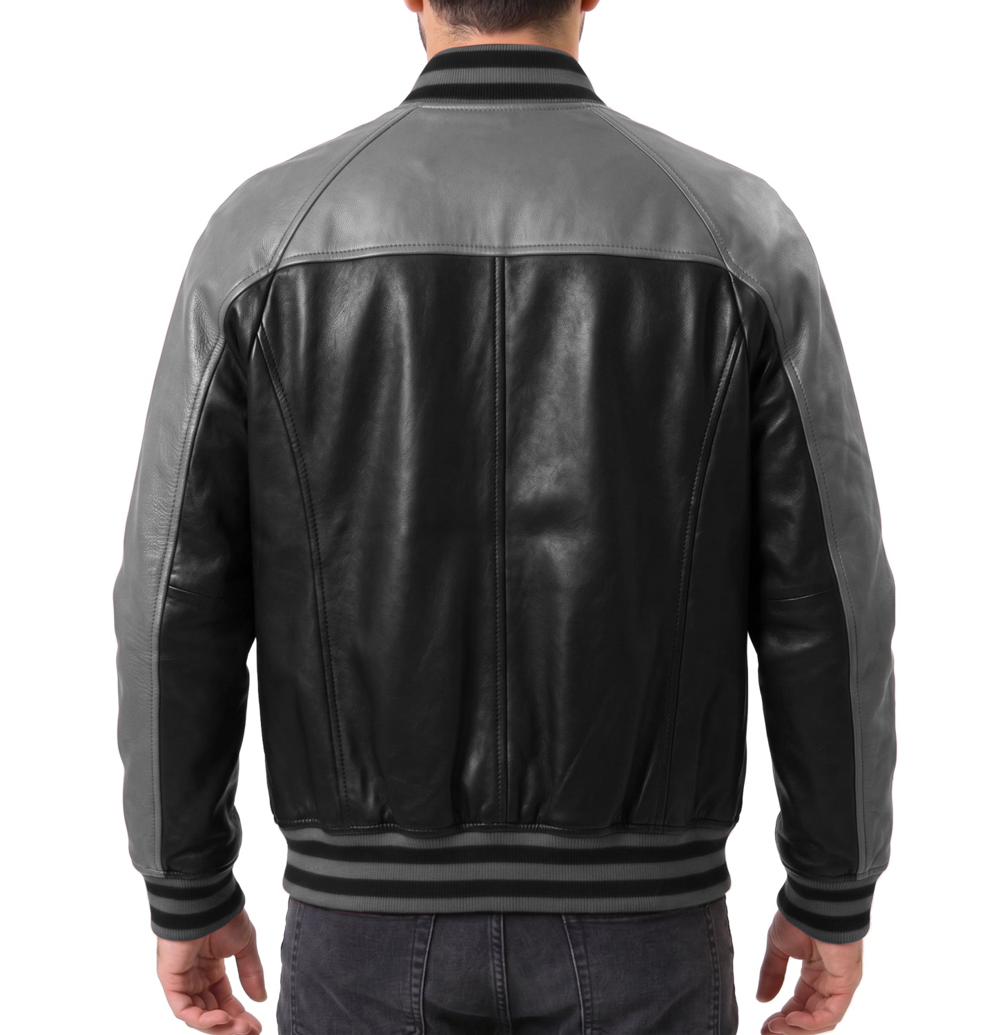 Leather Varsity Jacket