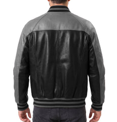 Leather Varsity Jacket